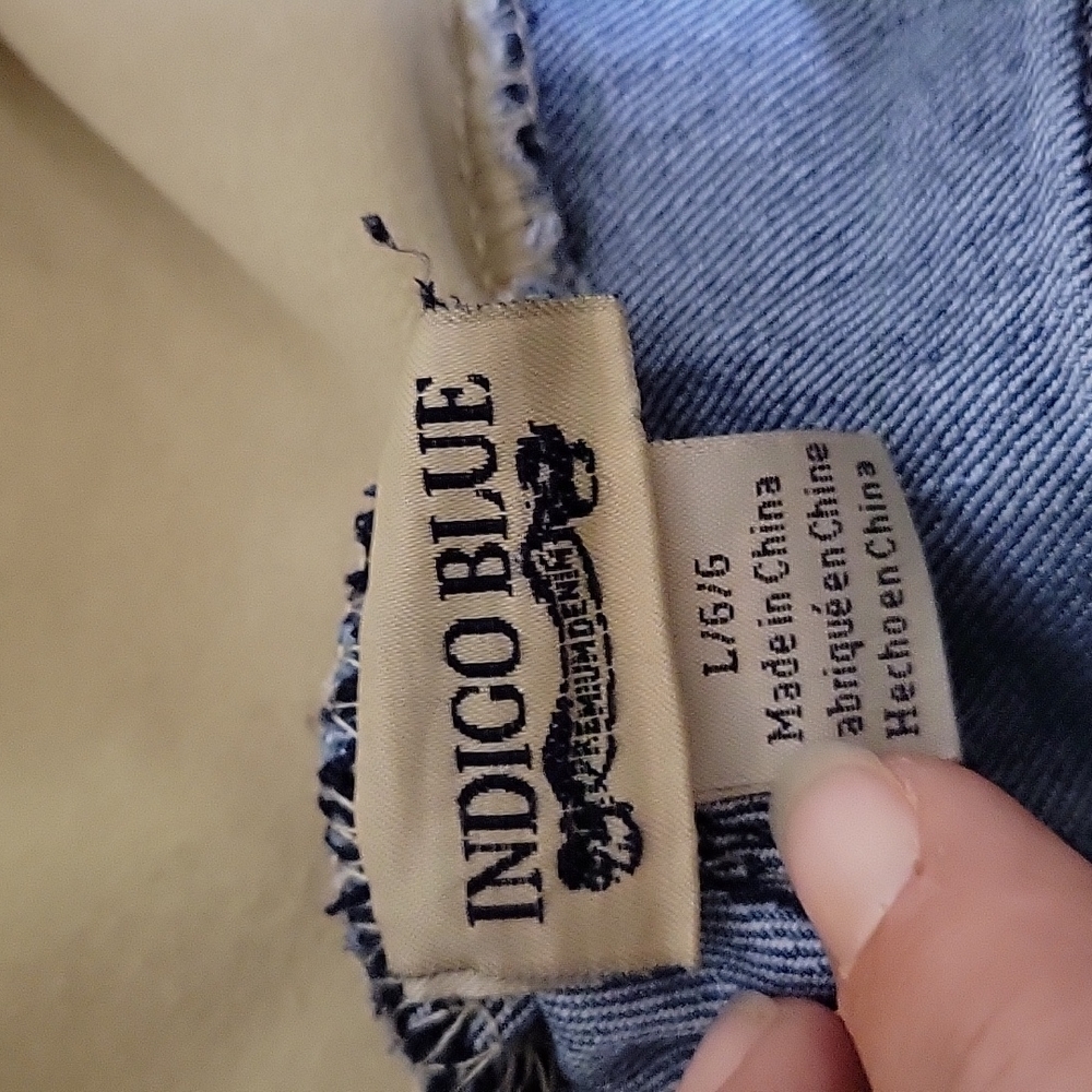 Indigo Blue Large Full Panel Bootcut Maternity Pa… - image 2